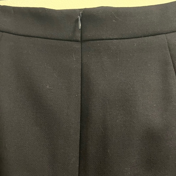 Brooks Brothers Red Fleece Wool Ruffled Skirt - Navy Blue - Size 8 - Picture 4 of 11